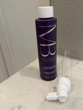 NEW - sealed Meaningful Beauty Purple Scalp Spray Bottle 5.0 FL OZ dispenser
